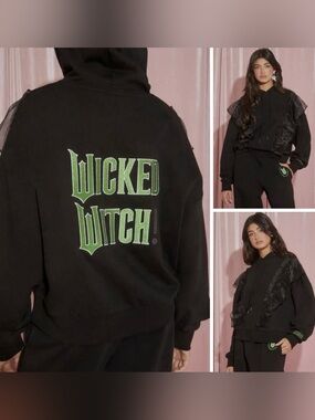 Forever 21 X Wicked Sweatshirt Hoodie Movie Limited Edition Women’s Sz Small NWT